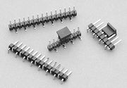 353 series Pin -Header- Strips- Single row for Surfase Mount Technic and High-Temperature Body 2.54mm pitch , Vertical Type